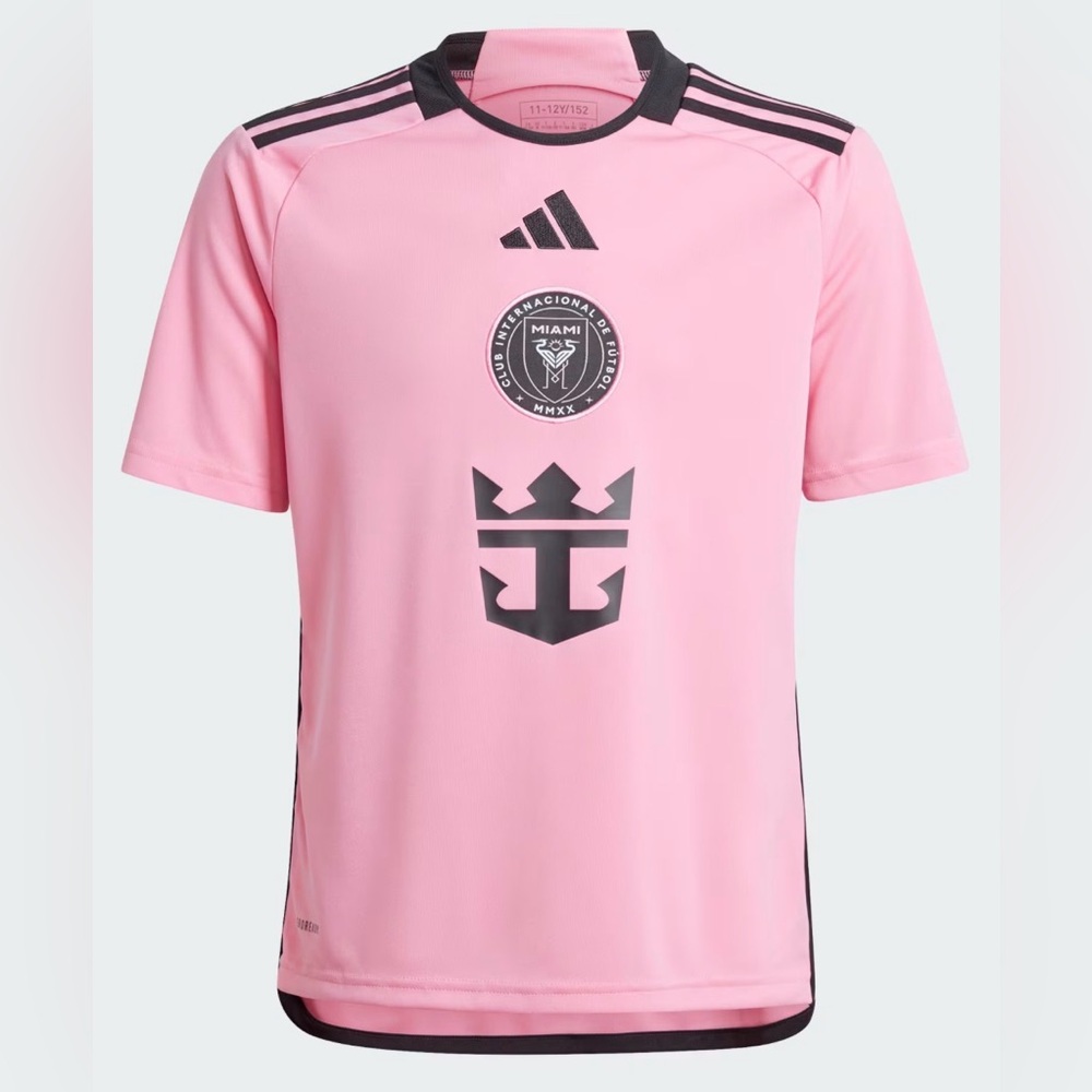 New Adidas x Inter Miami CF Messi Jersey 24/25 Home Authentic Jersey Kids 9-10Y